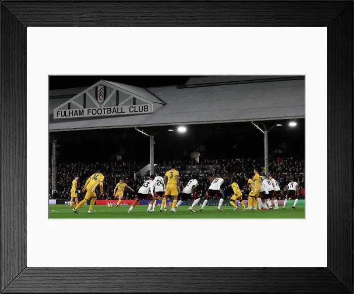 Framed Print : FUlham v Brighton and Hove Albion Premier League 05DEC24 Framed Print : FUlham v Brighton and Hove Albion Premier League 05DEC24