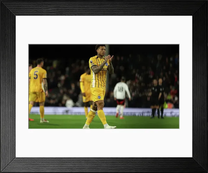 Framed Print : FUlham v Brighton and Hove Albion Premier League 05DEC24 Framed Print : FUlham v Brighton and Hove Albion Premier League 05DEC24
