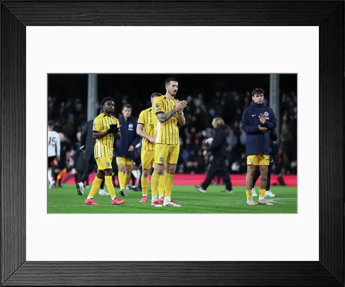 Framed Print : FUlham v Brighton and Hove Albion Premier League 05DEC24 Framed Print : FUlham v Brighton and Hove Albion Premier League 05DEC24