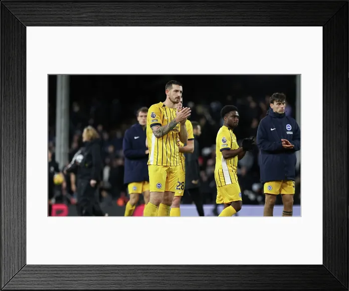 Framed Print : FUlham v Brighton and Hove Albion Premier League 05DEC24 Framed Print : FUlham v Brighton and Hove Albion Premier League 05DEC24