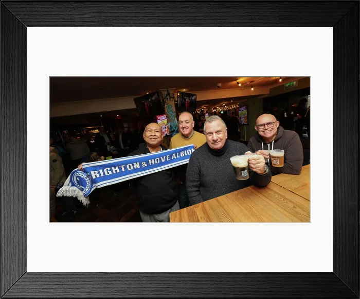 Framed Print : Leicester City v Brighton and Hove Albion Premier League 08DEC24 Framed Print : Leicester City v Brighton and Hove Albion Premier League 08DEC24