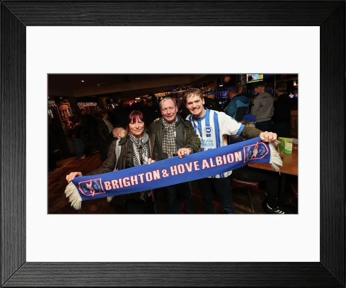 Framed Print : Leicester City v Brighton and Hove Albion Premier League 08DEC24 Framed Print : Leicester City v Brighton and Hove Albion Premier League 08DEC24