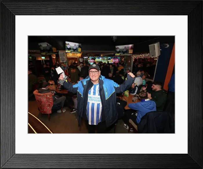 Framed Print : Leicester City v Brighton and Hove Albion Premier League 08DEC24 Framed Print : Leicester City v Brighton and Hove Albion Premier League 08DEC24