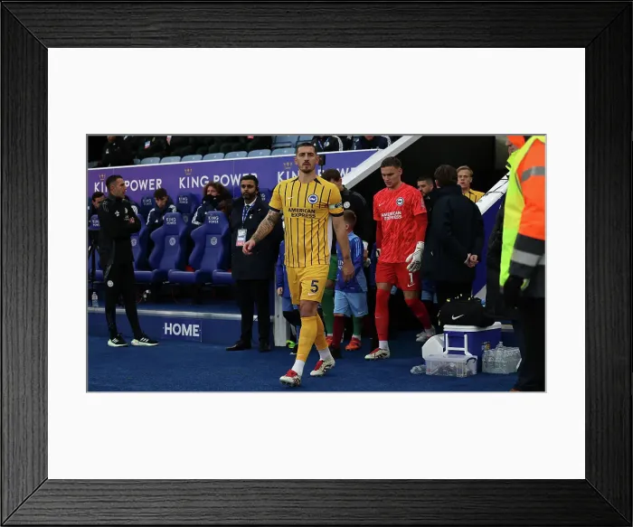 Framed Print : Leicester City v Brighton and Hove Albion Premier League 08DEC24 Framed Print : Leicester City v Brighton and Hove Albion Premier League 08DEC24