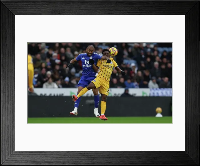 Framed Print : Leicester City v Brighton and Hove Albion Premier League 08DEC24 Framed Print : Leicester City v Brighton and Hove Albion Premier League 08DEC24