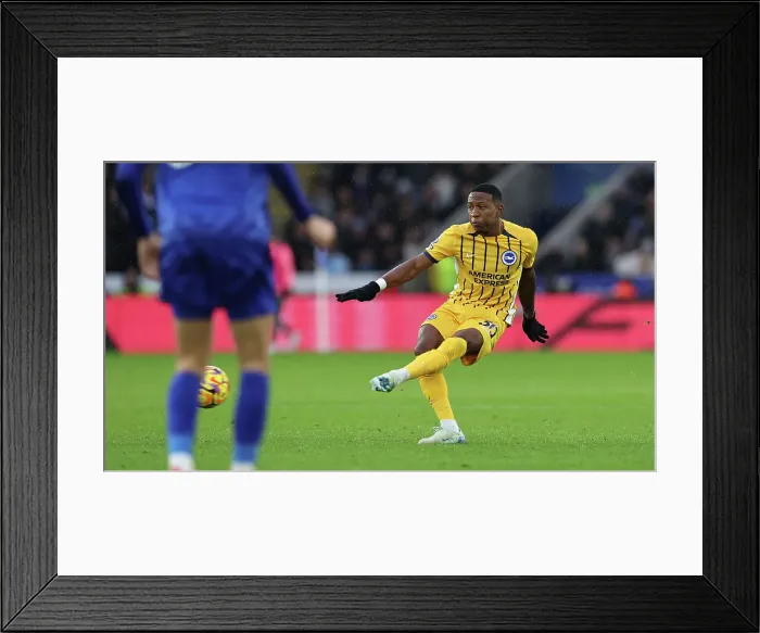 Framed Print : Leicester City v Brighton and Hove Albion Premier League 08DEC24 Framed Print : Leicester City v Brighton and Hove Albion Premier League 08DEC24