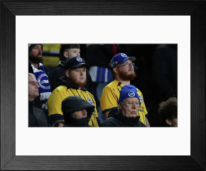 Framed Print : Leicester City v Brighton and Hove Albion Premier League 08DEC24 Framed Print : Leicester City v Brighton and Hove Albion Premier League 08DEC24