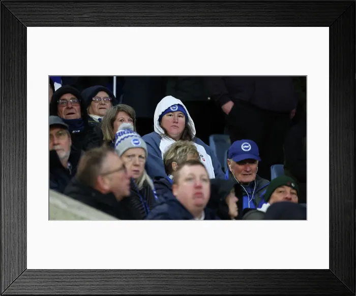 Framed Print : Leicester City v Brighton and Hove Albion Premier League 08DEC24 Framed Print : Leicester City v Brighton and Hove Albion Premier League 08DEC24