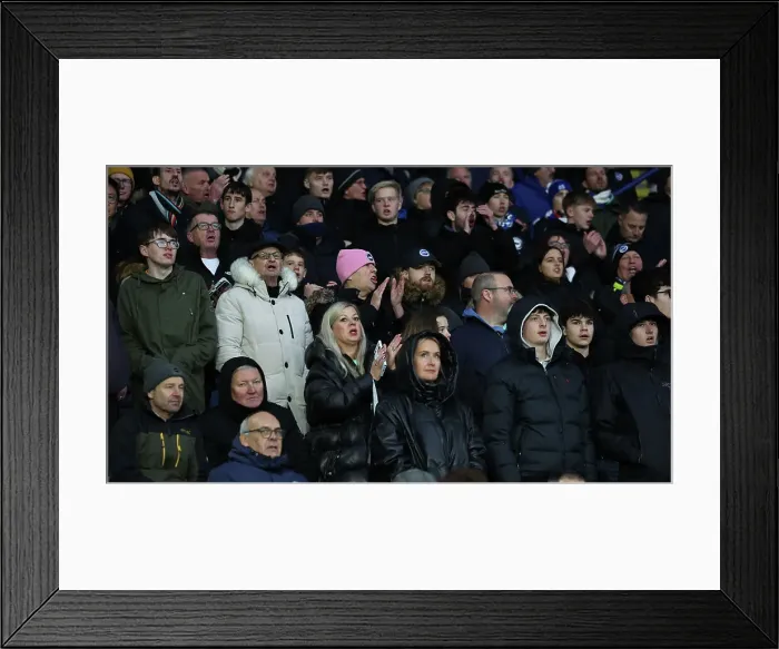 Framed Print : Leicester City v Brighton and Hove Albion Premier League 08DEC24 Framed Print : Leicester City v Brighton and Hove Albion Premier League 08DEC24