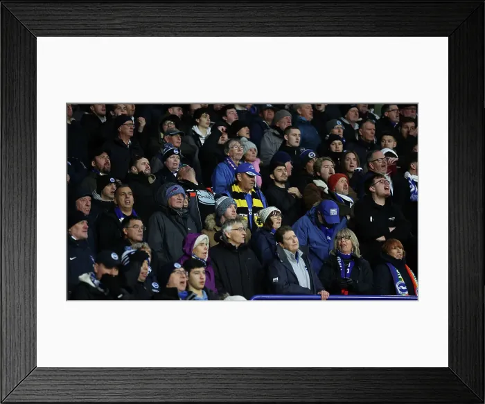 Framed Print : Leicester City v Brighton and Hove Albion Premier League 08DEC24 Framed Print : Leicester City v Brighton and Hove Albion Premier League 08DEC24