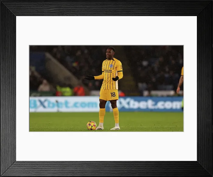 Framed Print : Leicester City v Brighton and Hove Albion Premier League 08DEC24 Framed Print : Leicester City v Brighton and Hove Albion Premier League 08DEC24
