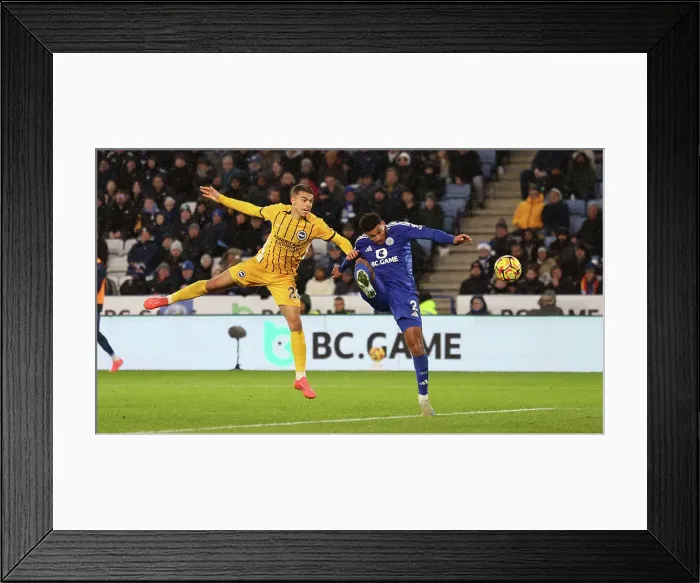 Framed Print : Leicester City v Brighton and Hove Albion Premier League 08DEC24 Framed Print : Leicester City v Brighton and Hove Albion Premier League 08DEC24