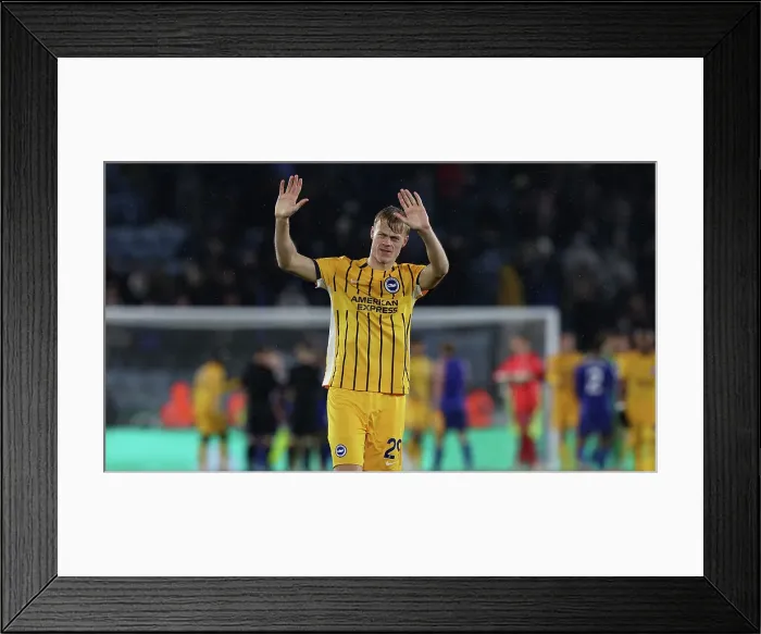 Framed Print : Leicester City v Brighton and Hove Albion Premier League 08DEC24 Framed Print : Leicester City v Brighton and Hove Albion Premier League 08DEC24