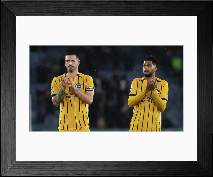 Framed Print : Leicester City v Brighton and Hove Albion Premier League 08DEC24 Framed Print : Leicester City v Brighton and Hove Albion Premier League 08DEC24