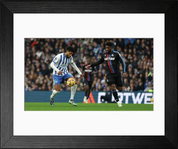 Framed Print : Brighton and Hove Albion v Crystal Palace Premier League 16DEC24 Framed Print : Brighton and Hove Albion v Crystal Palace Premier League 16DEC24