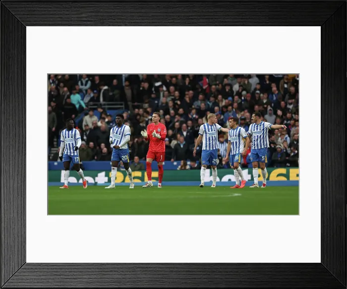 Framed Print : Brighton and Hove Albion v Crystal Palace Premier League 16DEC24 Framed Print : Brighton and Hove Albion v Crystal Palace Premier League 16DEC24