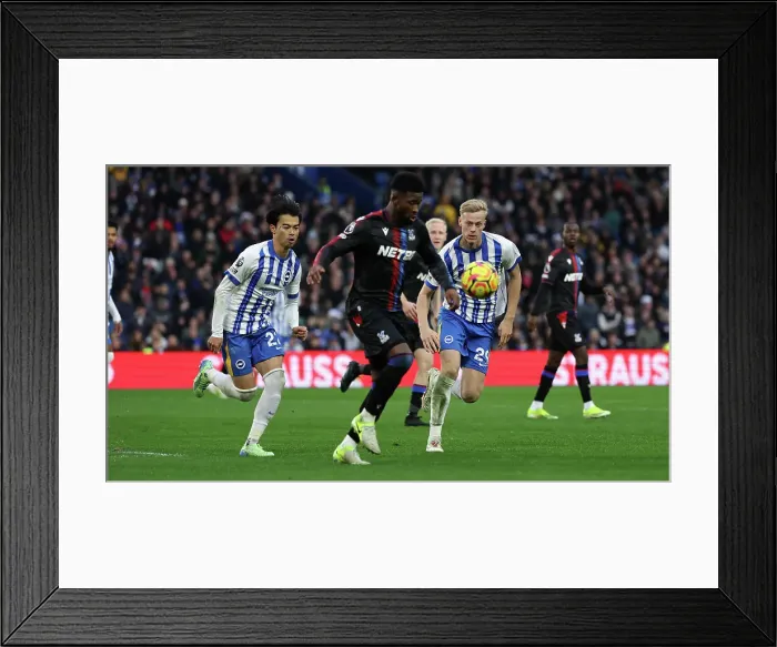 Framed Print : Brighton and Hove Albion v Crystal Palace Premier League 16DEC24 Framed Print : Brighton and Hove Albion v Crystal Palace Premier League 16DEC24