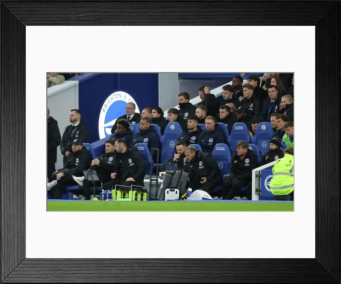 Framed Print : Brighton and Hove Albion v Crystal Palace Premier League 16DEC24 Framed Print : Brighton and Hove Albion v Crystal Palace Premier League 16DEC24