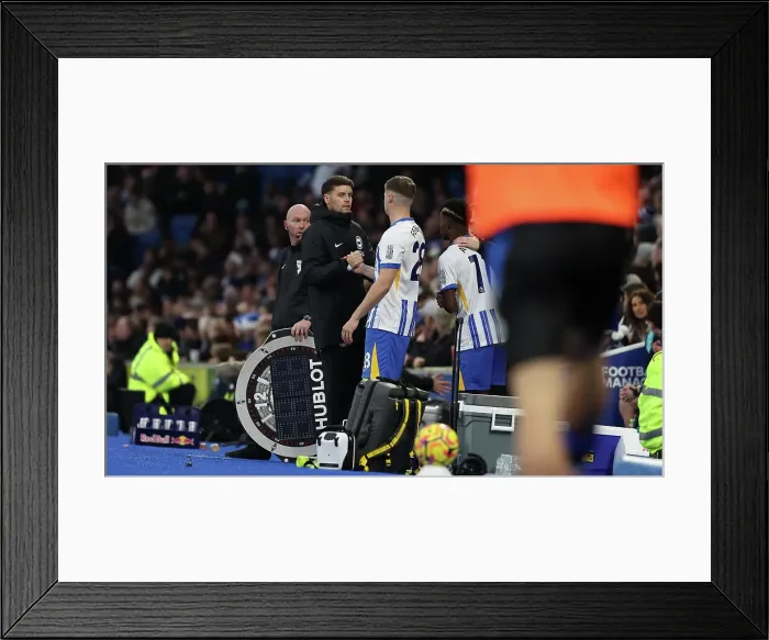 Framed Print : Brighton and Hove Albion v Crystal Palace Premier League 16DEC24 Framed Print : Brighton and Hove Albion v Crystal Palace Premier League 16DEC24