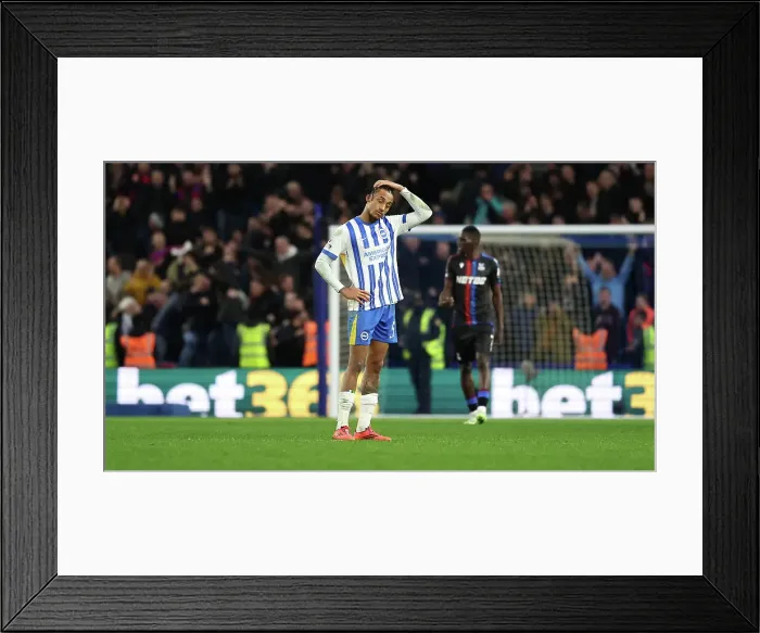 Framed Print : Brighton and Hove Albion v Crystal Palace Premier League 16DEC24 Framed Print : Brighton and Hove Albion v Crystal Palace Premier League 16DEC24