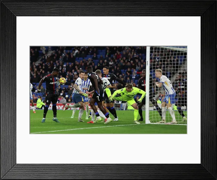 Framed Print : Brighton and Hove Albion v Crystal Palace Premier League 16DEC24 Framed Print : Brighton and Hove Albion v Crystal Palace Premier League 16DEC24