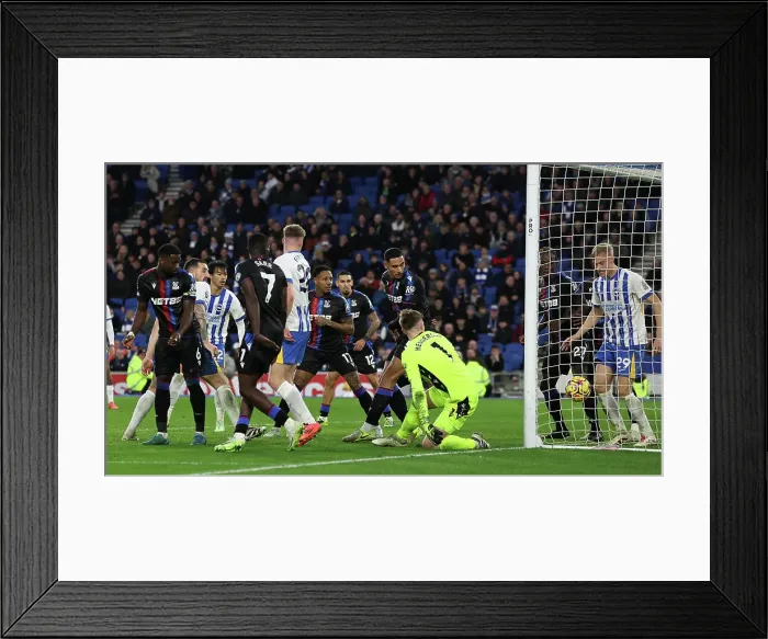 Framed Print : Brighton and Hove Albion v Crystal Palace Premier League 16DEC24 Framed Print : Brighton and Hove Albion v Crystal Palace Premier League 16DEC24
