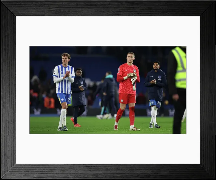 Framed Print : Brighton and Hove Albion v Crystal Palace Premier League 16DEC24 Framed Print : Brighton and Hove Albion v Crystal Palace Premier League 16DEC24