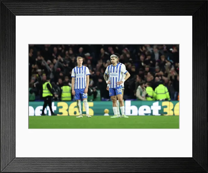 Framed Print : Brighton and Hove Albion v Crystal Palace Premier League 16DEC24 Framed Print : Brighton and Hove Albion v Crystal Palace Premier League 16DEC24