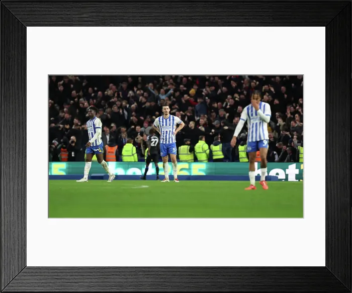 Framed Print : Brighton and Hove Albion v Crystal Palace Premier League 16DEC24 Framed Print : Brighton and Hove Albion v Crystal Palace Premier League 16DEC24