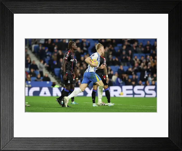Framed Print : Brighton and Hove Albion v Crystal Palace Premier League 16DEC24