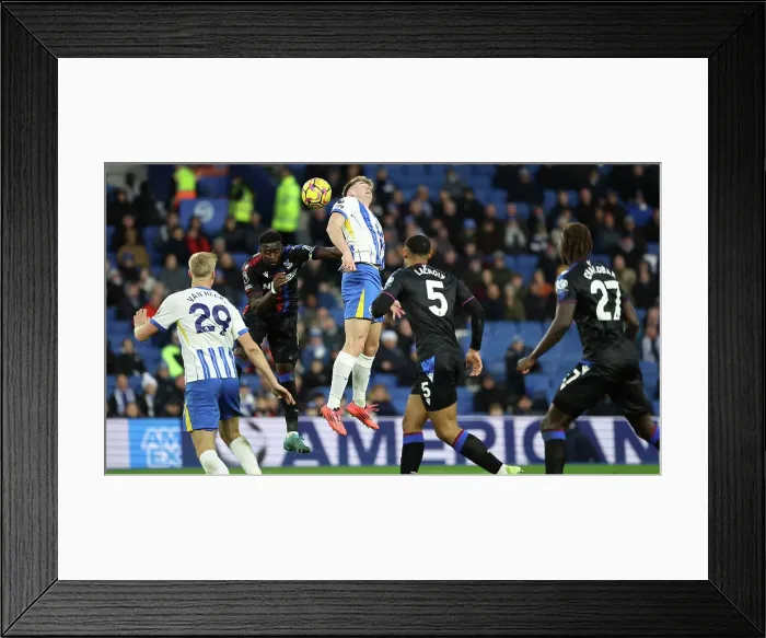 Framed Print : Brighton and Hove Albion v Crystal Palace Premier League 16DEC24 Framed Print : Brighton and Hove Albion v Crystal Palace Premier League 16DEC24