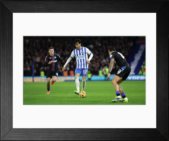 Framed Print : Brighton and Hove Albion v Crystal Palace Premier League 16DEC24 Framed Print : Brighton and Hove Albion v Crystal Palace Premier League 16DEC24