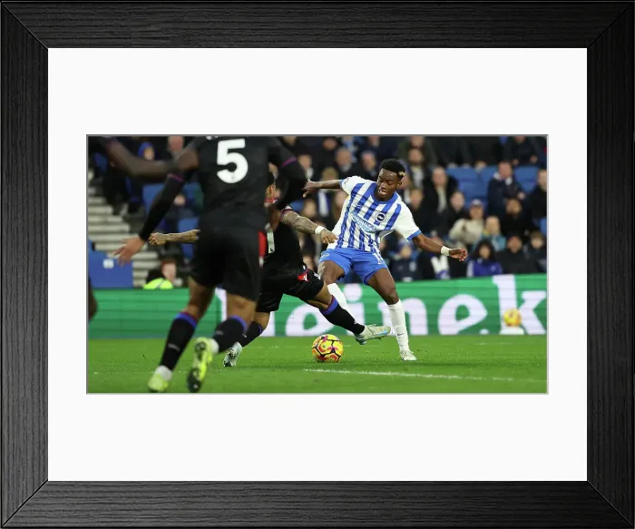 Framed Print : Brighton and Hove Albion v Crystal Palace Premier League 16DEC24 Framed Print : Brighton and Hove Albion v Crystal Palace Premier League 16DEC24