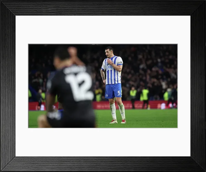 Framed Print : Brighton and Hove Albion v Crystal Palace Premier League 16DEC24 Framed Print : Brighton and Hove Albion v Crystal Palace Premier League 16DEC24