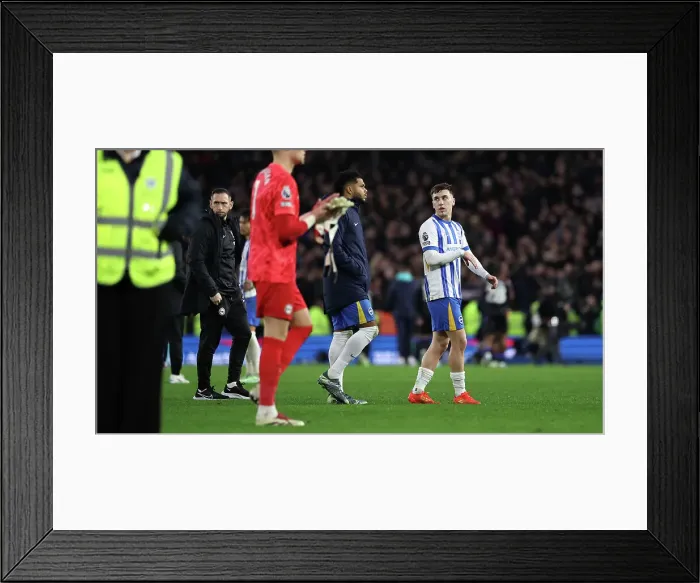 Framed Print : Brighton and Hove Albion v Crystal Palace Premier League 16DEC24 Framed Print : Brighton and Hove Albion v Crystal Palace Premier League 16DEC24