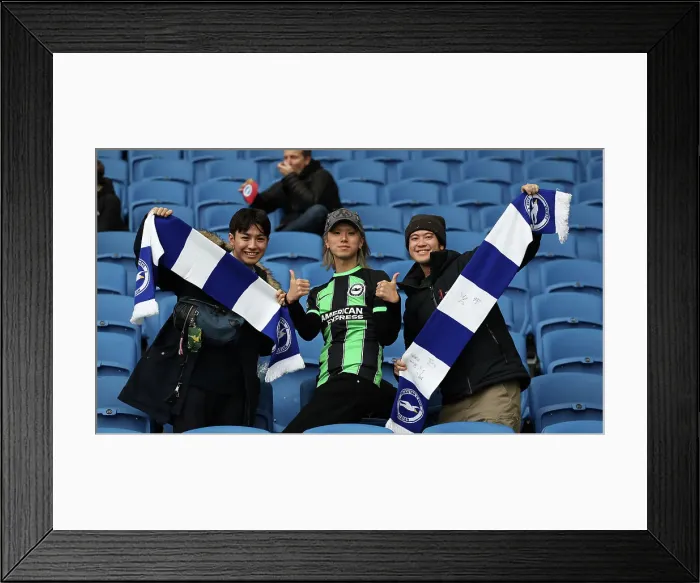 Framed Print : Brighton and Hove Albion v Crystal Palace Premier League 16DEC24 Framed Print : Brighton and Hove Albion v Crystal Palace Premier League 16DEC24