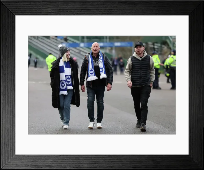 Framed Print : Brighton and Hove Albion v Crystal Palace Premier League 16DEC24 Framed Print : Brighton and Hove Albion v Crystal Palace Premier League 16DEC24