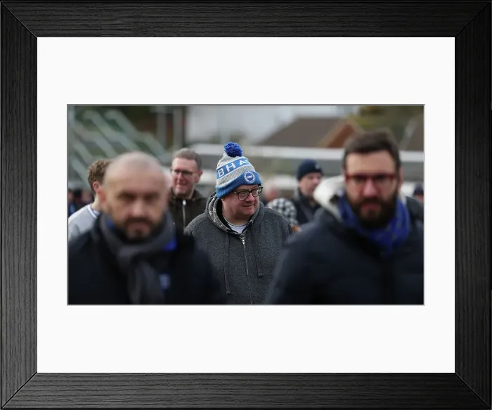 Framed Print : Brighton and Hove Albion v Crystal Palace Premier League 16DEC24 Framed Print : Brighton and Hove Albion v Crystal Palace Premier League 16DEC24