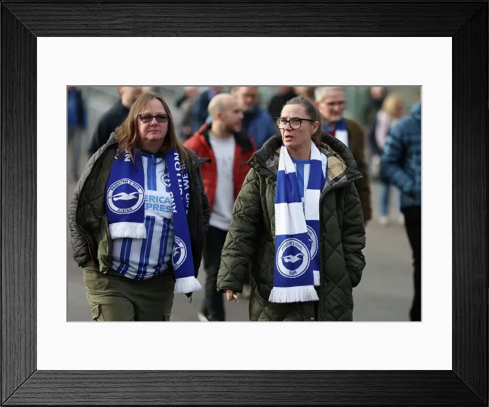 Framed Print : Brighton and Hove Albion v Crystal Palace Premier League 16DEC24 Framed Print : Brighton and Hove Albion v Crystal Palace Premier League 16DEC24