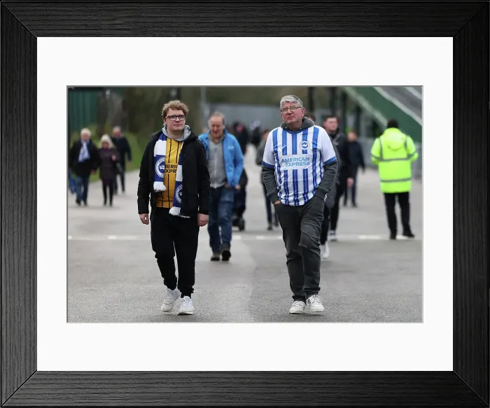 Framed Print : Brighton and Hove Albion v Crystal Palace Premier League 16DEC24 Framed Print : Brighton and Hove Albion v Crystal Palace Premier League 16DEC24