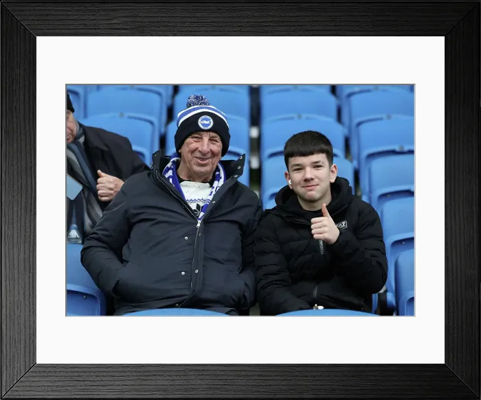 Framed Print : Brighton and Hove Albion v Crystal Palace Premier League 16DEC24 Framed Print : Brighton and Hove Albion v Crystal Palace Premier League 16DEC24
