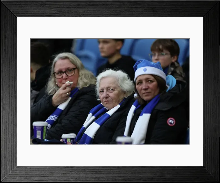 Framed Print : Brighton and Hove Albion v Crystal Palace Premier League 16DEC24 Framed Print : Brighton and Hove Albion v Crystal Palace Premier League 16DEC24