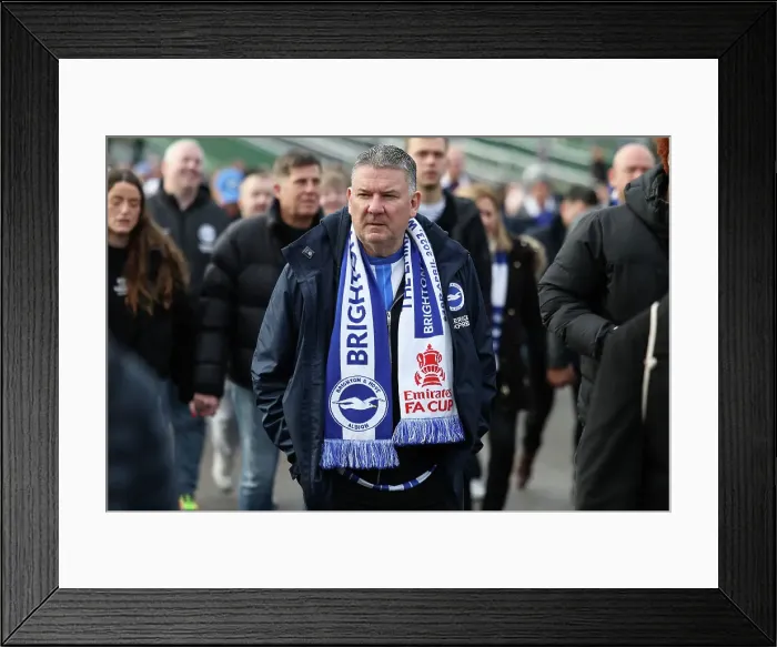 Framed Print : Brighton and Hove Albion v Crystal Palace Premier League 16DEC24 Framed Print : Brighton and Hove Albion v Crystal Palace Premier League 16DEC24
