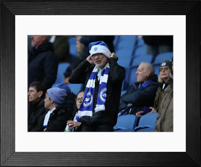 Framed Print : Brighton and Hove Albion v Crystal Palace Premier League 16DEC24 Framed Print : Brighton and Hove Albion v Crystal Palace Premier League 16DEC24