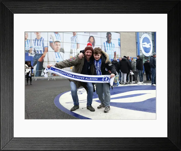 Framed Print : Brighton and Hove Albion v Crystal Palace Premier League 16DEC24 Framed Print : Brighton and Hove Albion v Crystal Palace Premier League 16DEC24