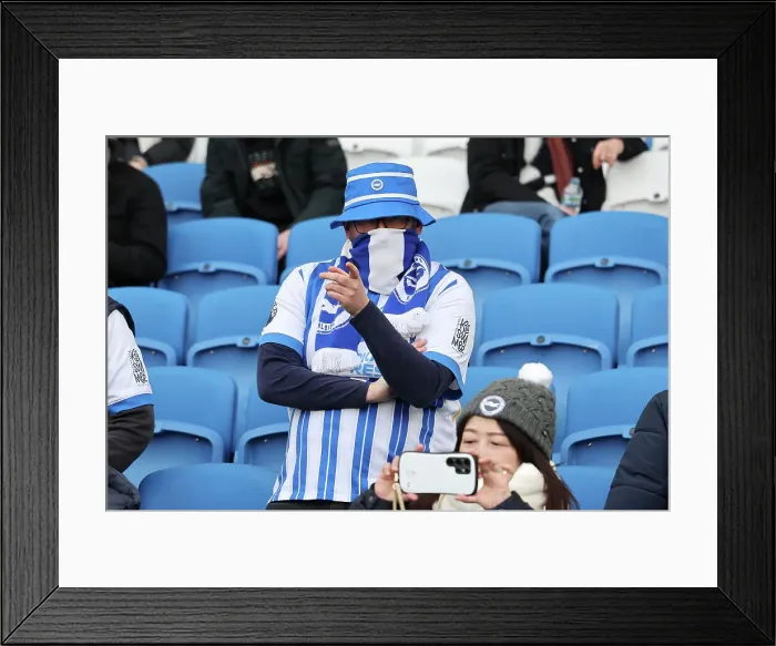 Framed Print : Brighton and Hove Albion v Crystal Palace Premier League 16DEC24 Framed Print : Brighton and Hove Albion v Crystal Palace Premier League 16DEC24
