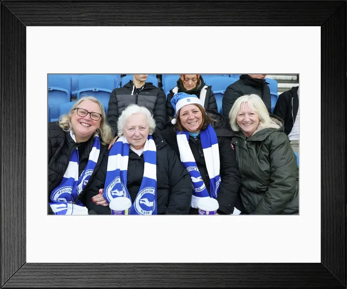 Framed Print : Brighton and Hove Albion v Crystal Palace Premier League 16DEC24 Framed Print : Brighton and Hove Albion v Crystal Palace Premier League 16DEC24