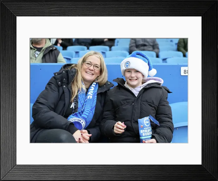 Framed Print : Brighton and Hove Albion v Crystal Palace Premier League 16DEC24 Framed Print : Brighton and Hove Albion v Crystal Palace Premier League 16DEC24