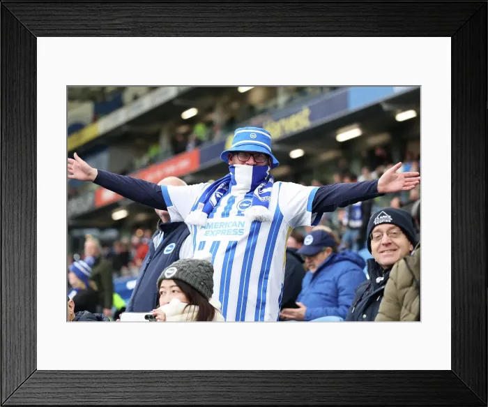 Framed Print : Brighton and Hove Albion v Crystal Palace Premier League 16DEC24 Framed Print : Brighton and Hove Albion v Crystal Palace Premier League 16DEC24