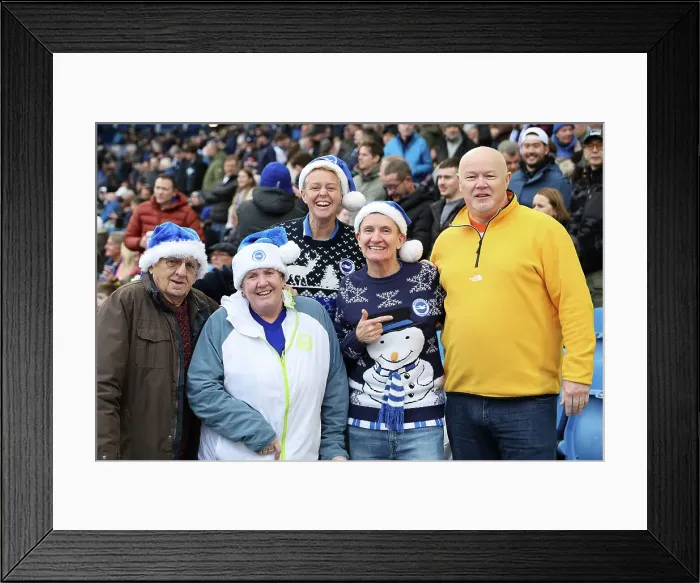 Framed Print : Brighton and Hove Albion v Crystal Palace Premier League 16DEC24 Framed Print : Brighton and Hove Albion v Crystal Palace Premier League 16DEC24